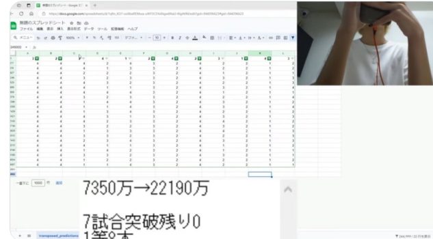 メガビッグ当選した際の画像